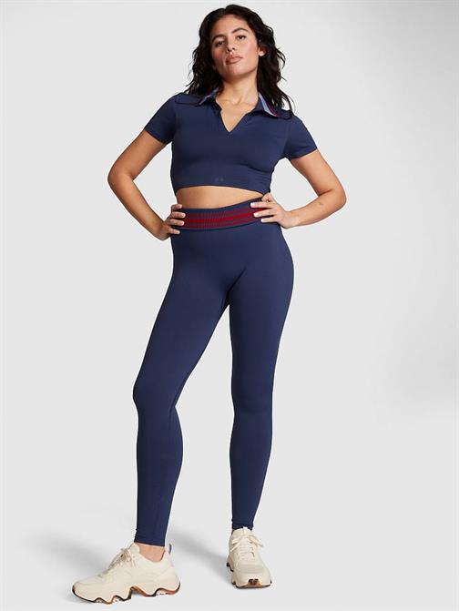 PINK Flip It Seamless Beli Katlanabilir Tayt