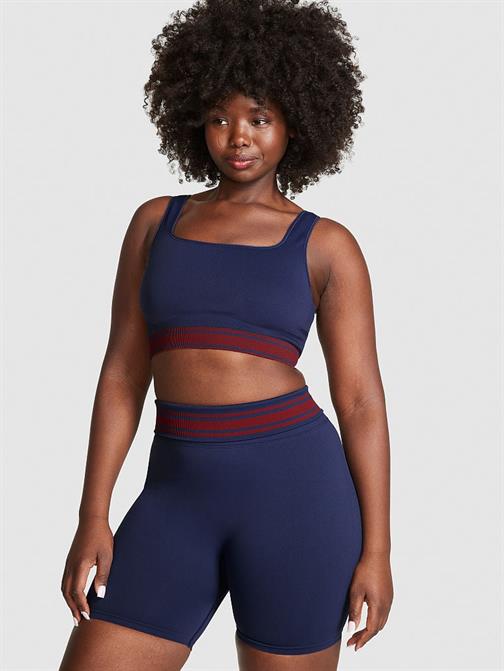 PINK Seamless Katlanabilir Biker Tayt
