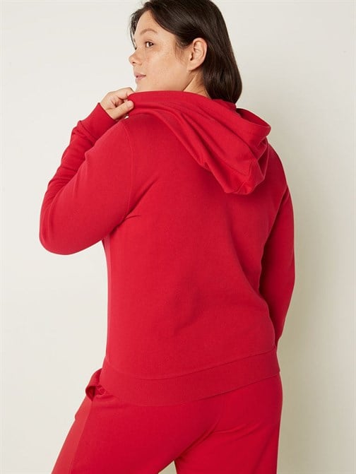 Polar Fermuarlı Kapüşonlu Sweatshirt