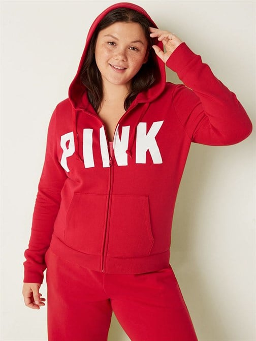 Polar Fermuarlı Kapüşonlu Sweatshirt