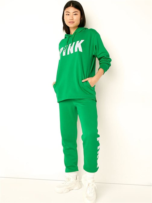 Kampüs Kapüşonlu Sweatshirt