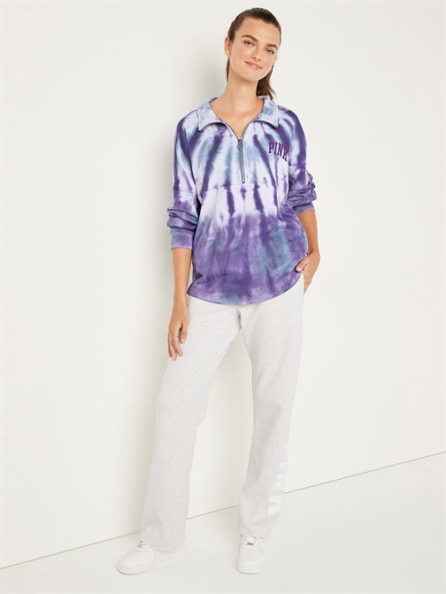 Polar Oversize Çeyrek Fermuarlı Sweatshirt