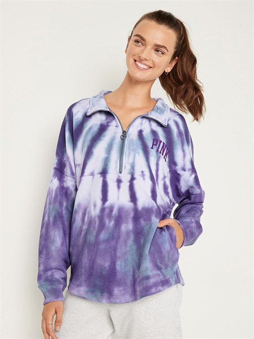 Polar Oversize Çeyrek Fermuarlı Sweatshirt