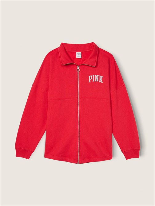 Polar Oversize Fermuarlı Sweatshirt