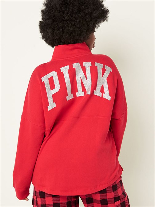 Polar Oversize Fermuarlı Sweatshirt