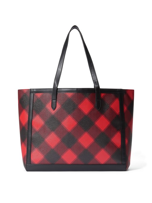 Red Buffalo Check Holiday Tote Çanta