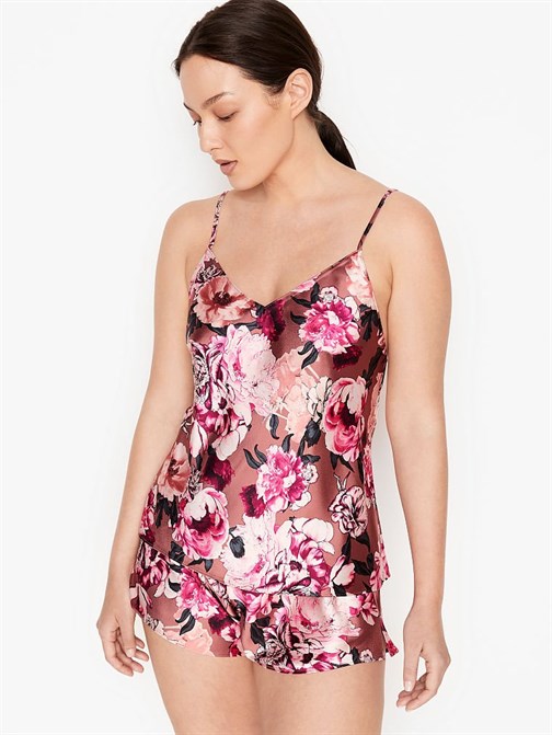 Victorias Secret Saten Şortlu Takım