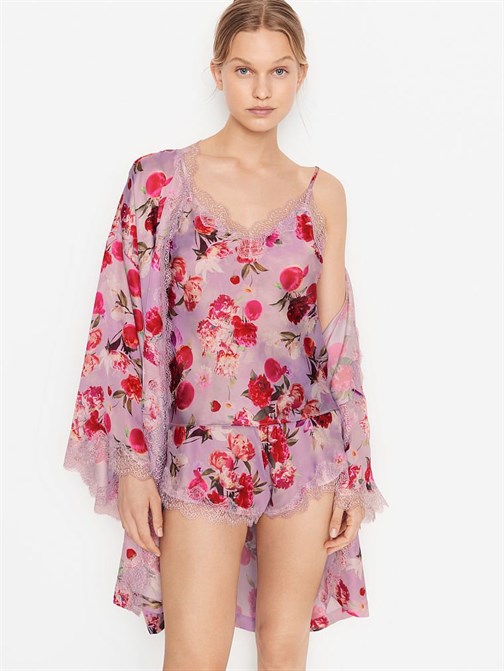 Victorias Secret Saten Şortlu Takım