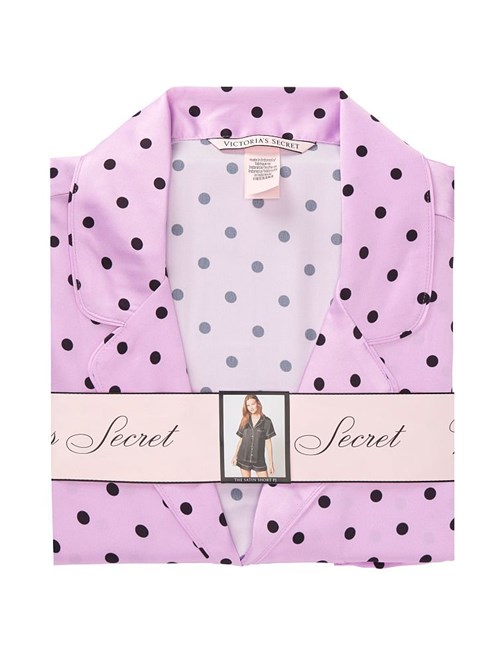 Saten Kısa Pijama Takımı