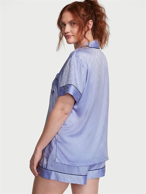 Saten Kısa Pijama Takımı