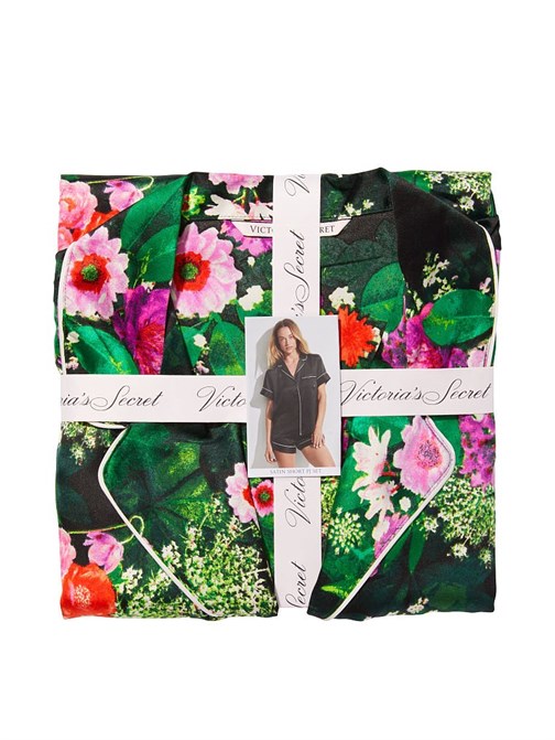 Saten Kısa Pijama Takımı