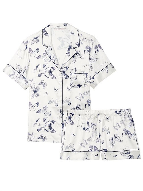 Saten Kısa Pijama Takımı