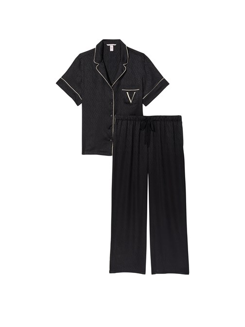 Saten Uzun Pijama Takımı