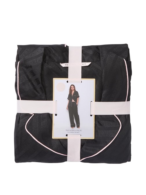 Saten Uzun Pijama Takımı