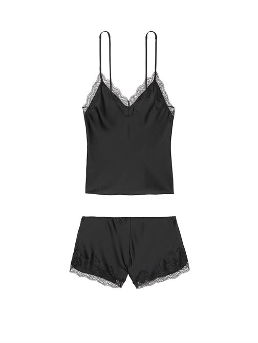 Victorias Secret Saten Şortlu Takım