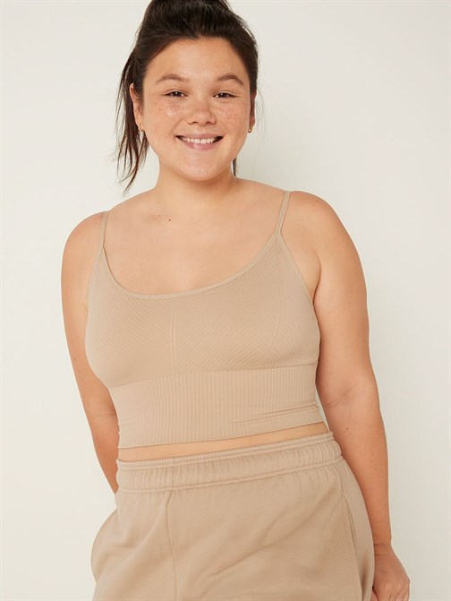 Seamless İnce Astarlı Spor Crop