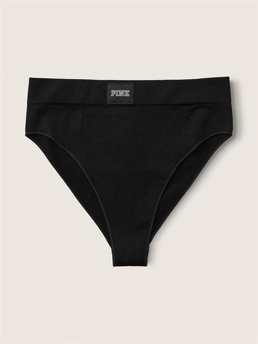 Seamless Yüksek Bel Fitilli Bikini Külot