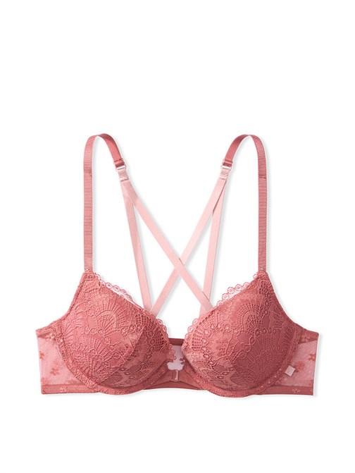 Sexy Tee Askılı Dantel Push-Up Sütyen