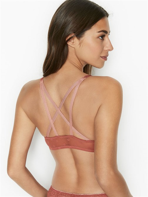 Sexy Tee Askılı Dantel Push-Up Sütyen