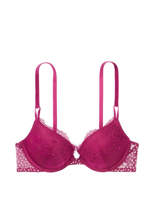 Sexy Tee Dantelli ve Saydam Push-Up Sütyen