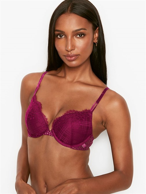 Sexy Tee Dantelli ve Saydam Push-Up Sütyen
