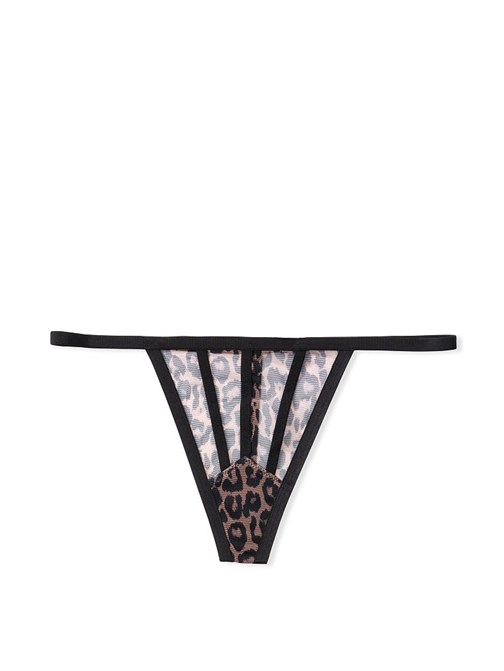 Very Sexy Askılı Fileli V-String Külot