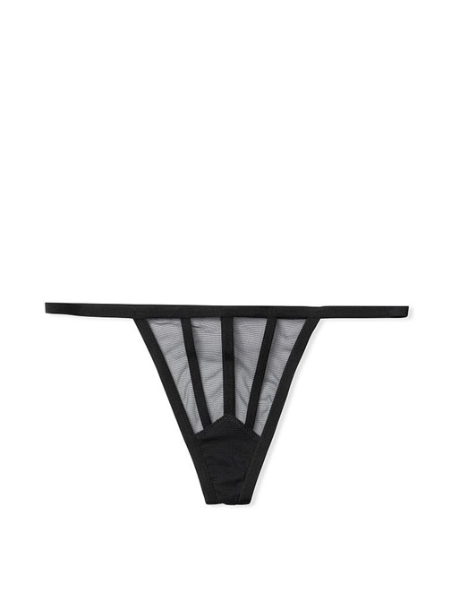 Very Sexy Askılı Fileli V-string Külot
