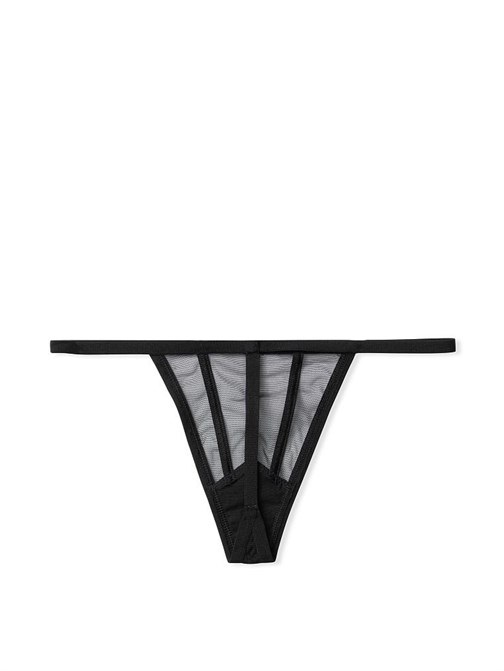 Very Sexy Askılı Fileli V-string Külot