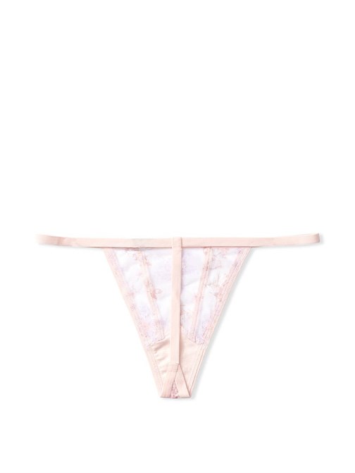 Very Sexy Askılı Fileli V-String Külot