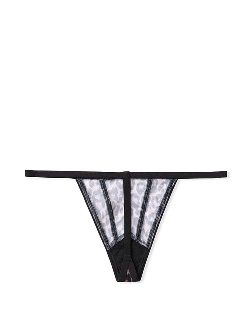 Very Sexy Askılı Fileli V-String Külot