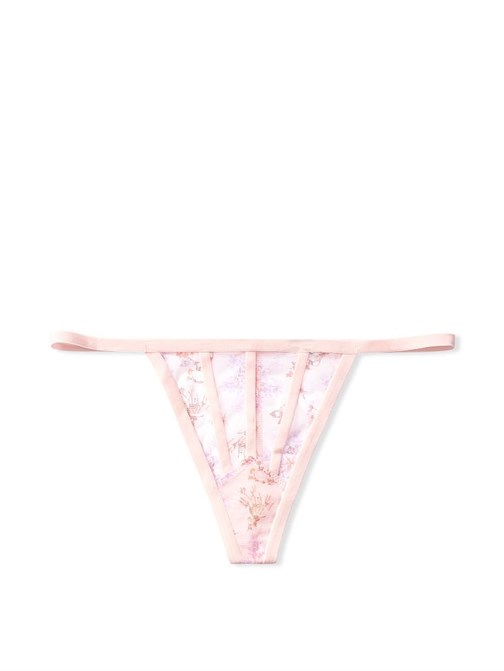 Very Sexy Askılı Fileli V-String Külot