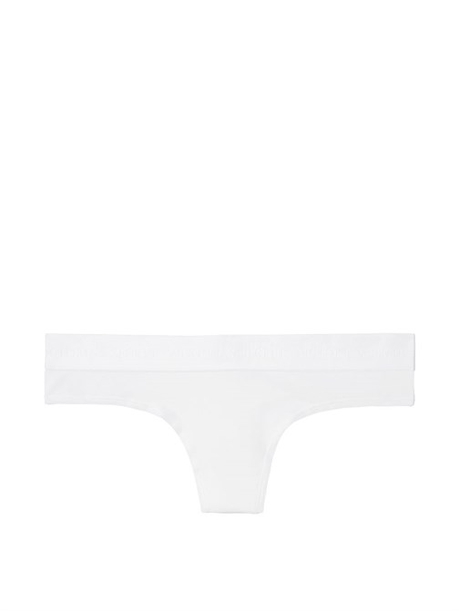 Victorias Secret Esnek Pamuklu Logo Thong Külot