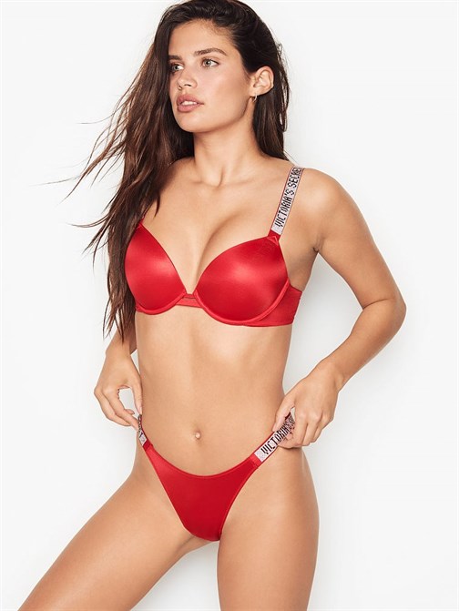 Very Sexy Suni Elmas Işıltılı Askılı Tanga Külot