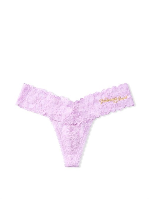 The Lacie Çiçekli Dantel Thong Külot