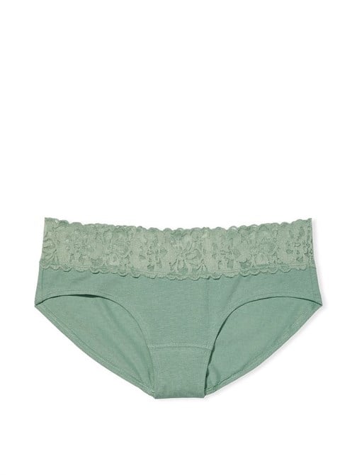 Victorias Secret Bel Kısmı Dantelli Pamuklu Hiphugger Külot