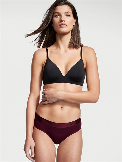 Victorias Secret Esnek Pamuklu Logo Bel Hiphugger Külot