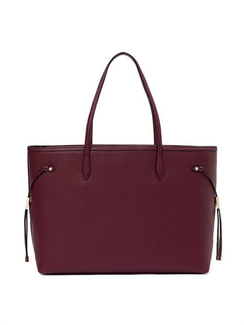 The Victoria Bordeaux Patchwork Carryall Tote Omuz Çantası
