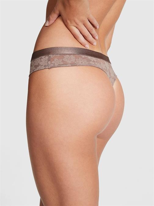 Tossed Çiçek Dantelli Tanga