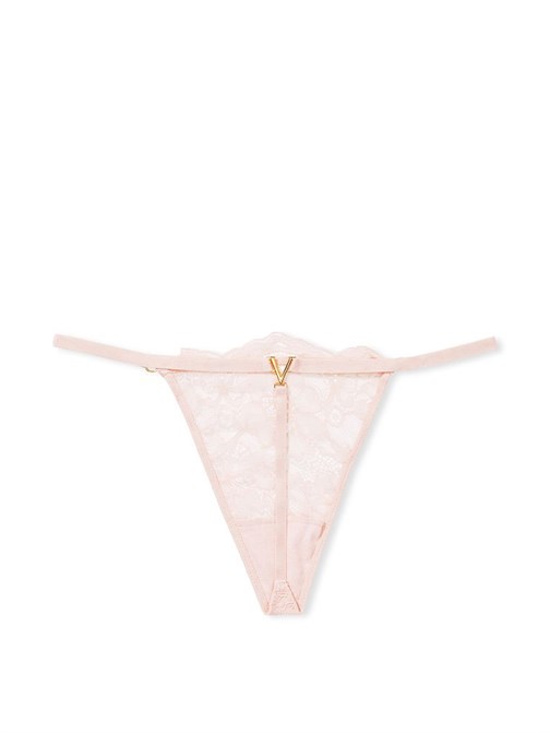 V Parçalı Dantel V-string Külot