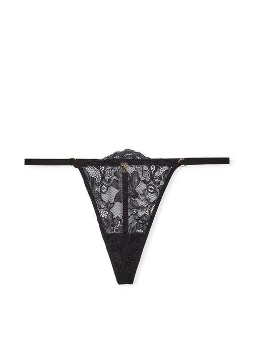 V Parçalı Dantel V-String Külot