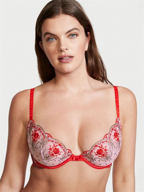 Very Sexy Nakışlı Demi Sütyen