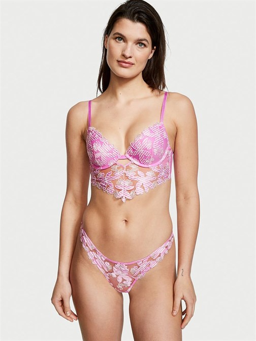 Very Sexy Çiçek Nakışlı Tanga Külot