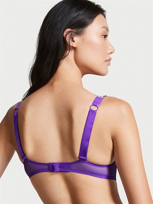 Very Sexy Dantelli Işıltılı Askılı Push-Up Sütyen