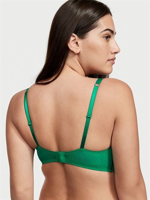 Very Sexy Dantelli Işıltılı Askılı Push-Up Sütyen