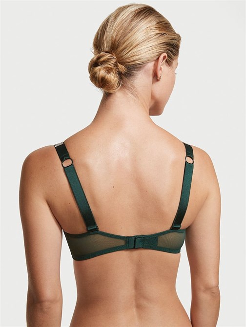 Very Sexy Dantelli Işıltılı Askılı Push-up Sütyen