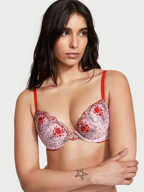 Very Sexy Gonca Noktalı Push-Up Sütyen