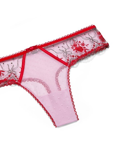 Very Sexy Gül ve Fiyonklu Tanga Külot
