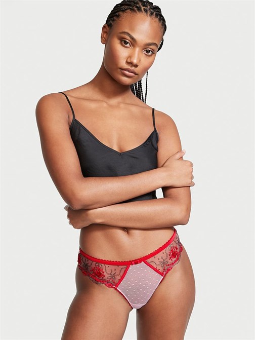 Very Sexy Gül ve Fiyonklu Tanga Külot