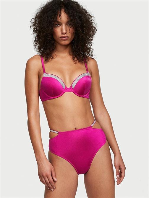 Very Sexy Işıltılı Push-Up Bikini Üstü