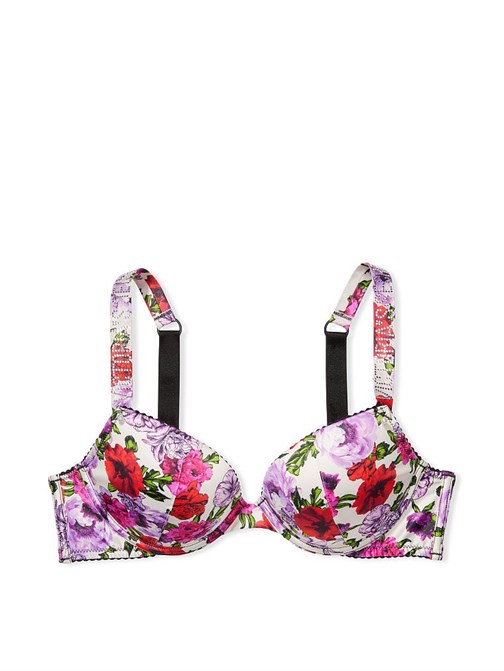 Very Sexy Saten Işıltılı Askılı Push-Up Sütyen